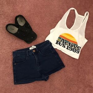 FOREVER 21 HIGH WAISTED SHORTS